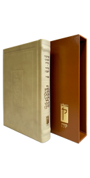 חמישה חומשי תורה וסידור לשבת - נוסח ספרד עור קרם