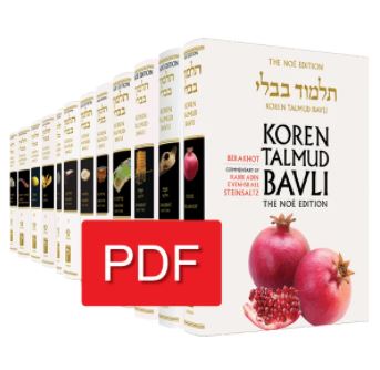 The Noé Edition Koren Talmud Bavli PDF Set Volumes 1-42